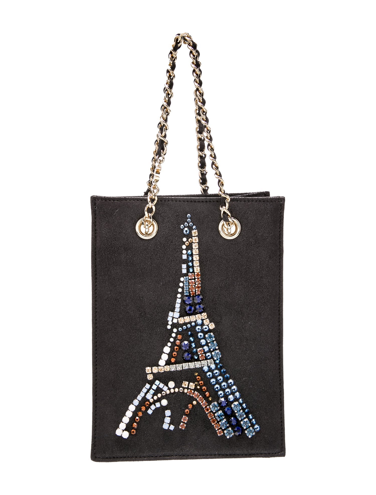 Chanel Swarovski Crystal Eiffel Tower Minaudière